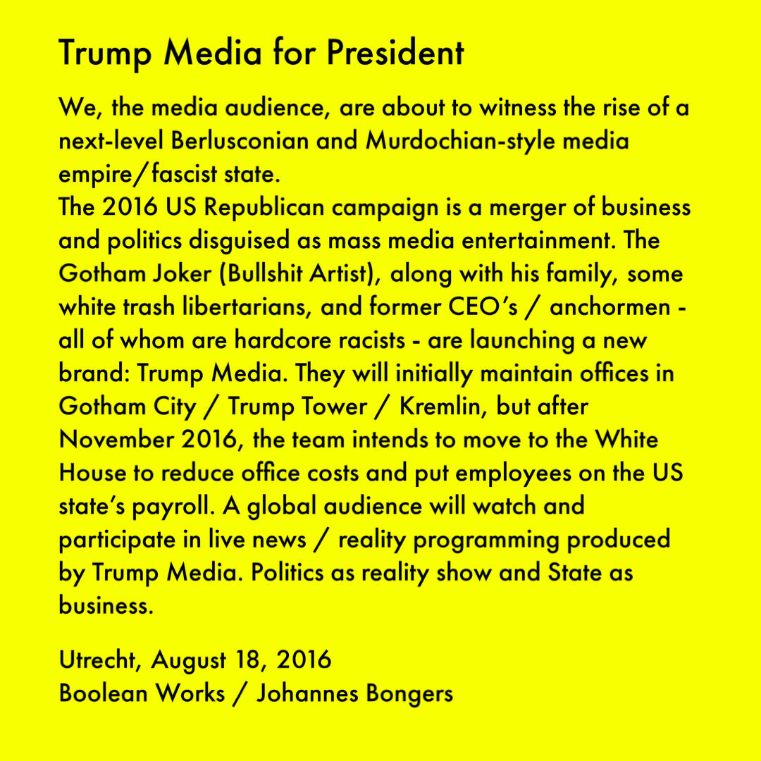 Trump Media for President